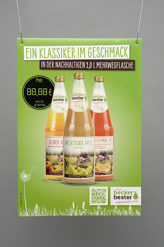 Deckenhänger in rechteckigem Format von pod GmbH