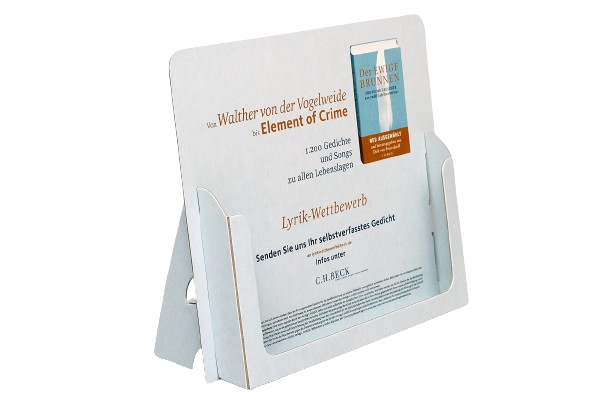 Dispenser für das Buch "Der ewige Brunnen" von pod GmbH für den C.H. Beck Verlag