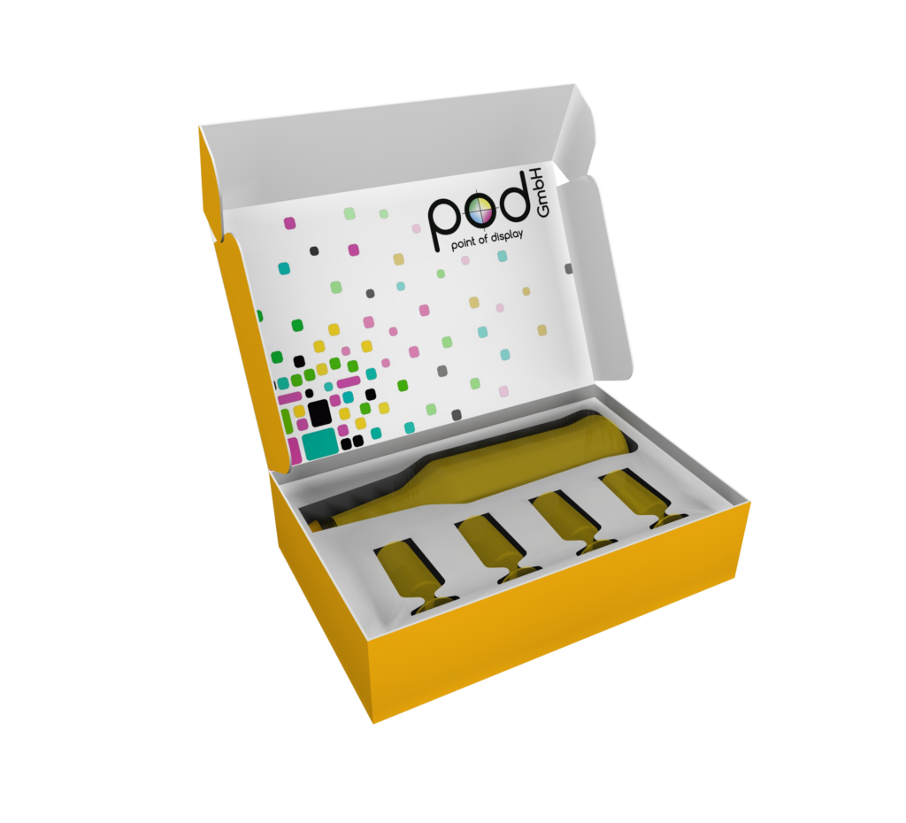 Neutrale Präsentverpackung von pod