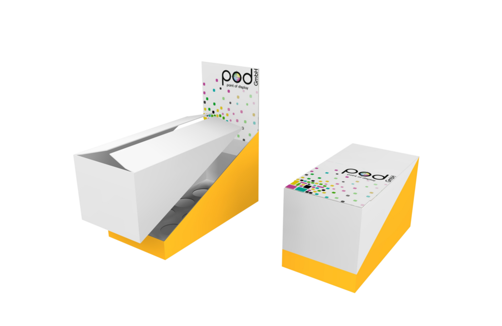 Neutrale Promotionbox von pod